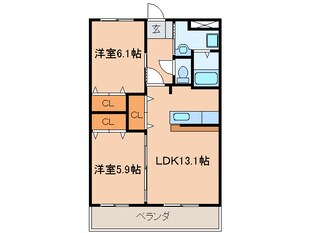 ＮＯＲＴＨ　ＶＩＬＬＡの物件間取画像